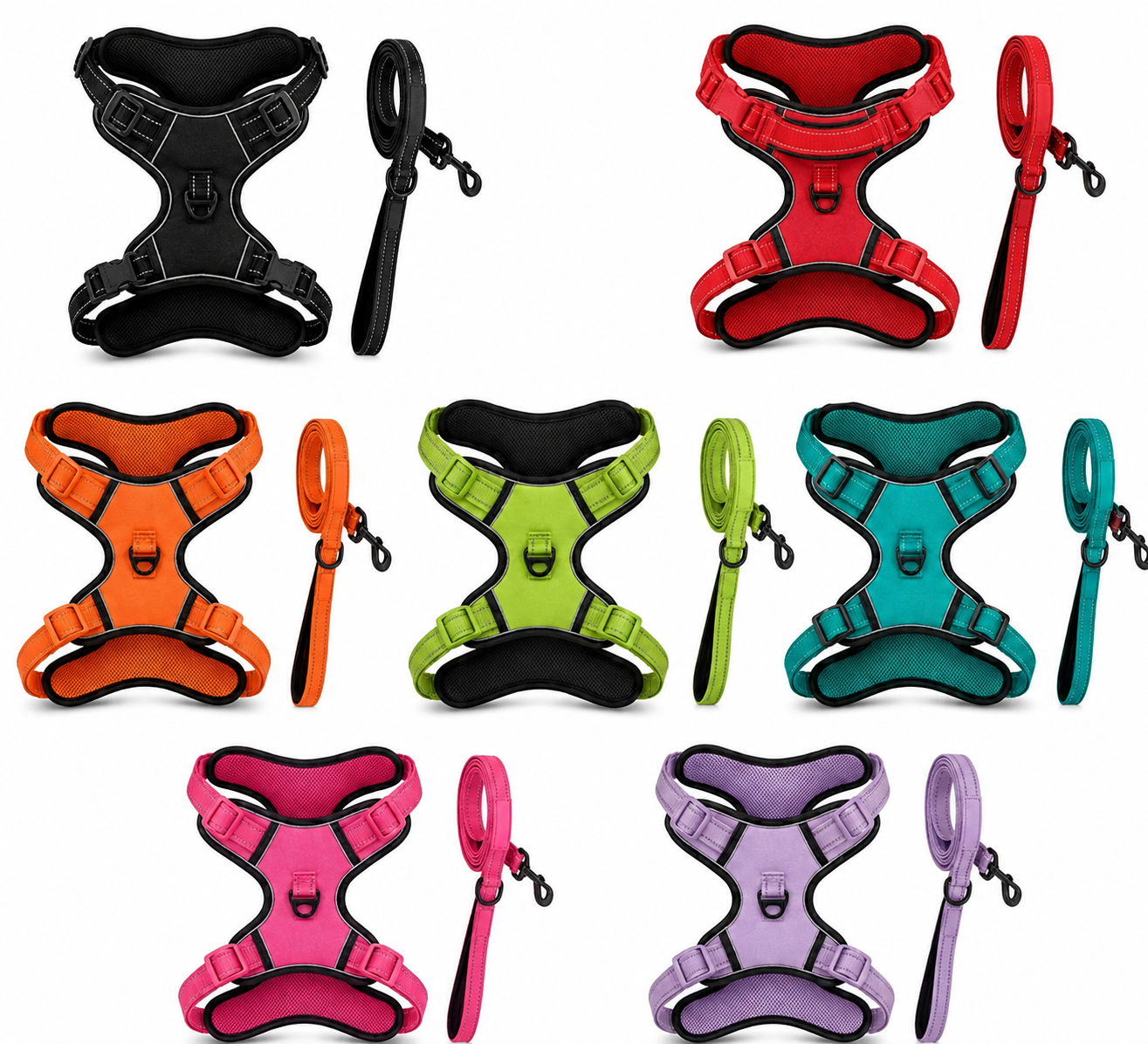 Premium No-Pull Dog Harness with Leash Set