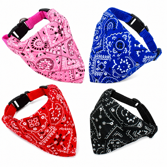Adjustable Bandana Pet Collar