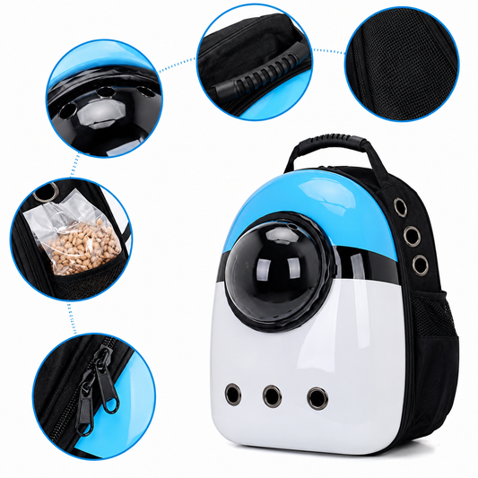 Premium Space Capsule Pet Carrier Backpack