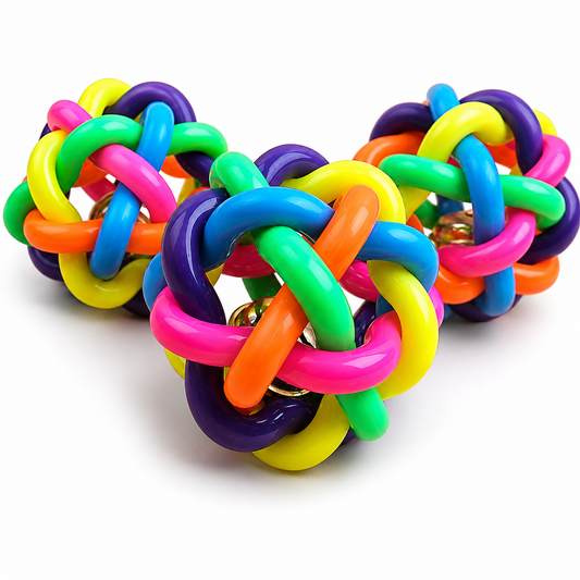 Bell Knot Dog Toy