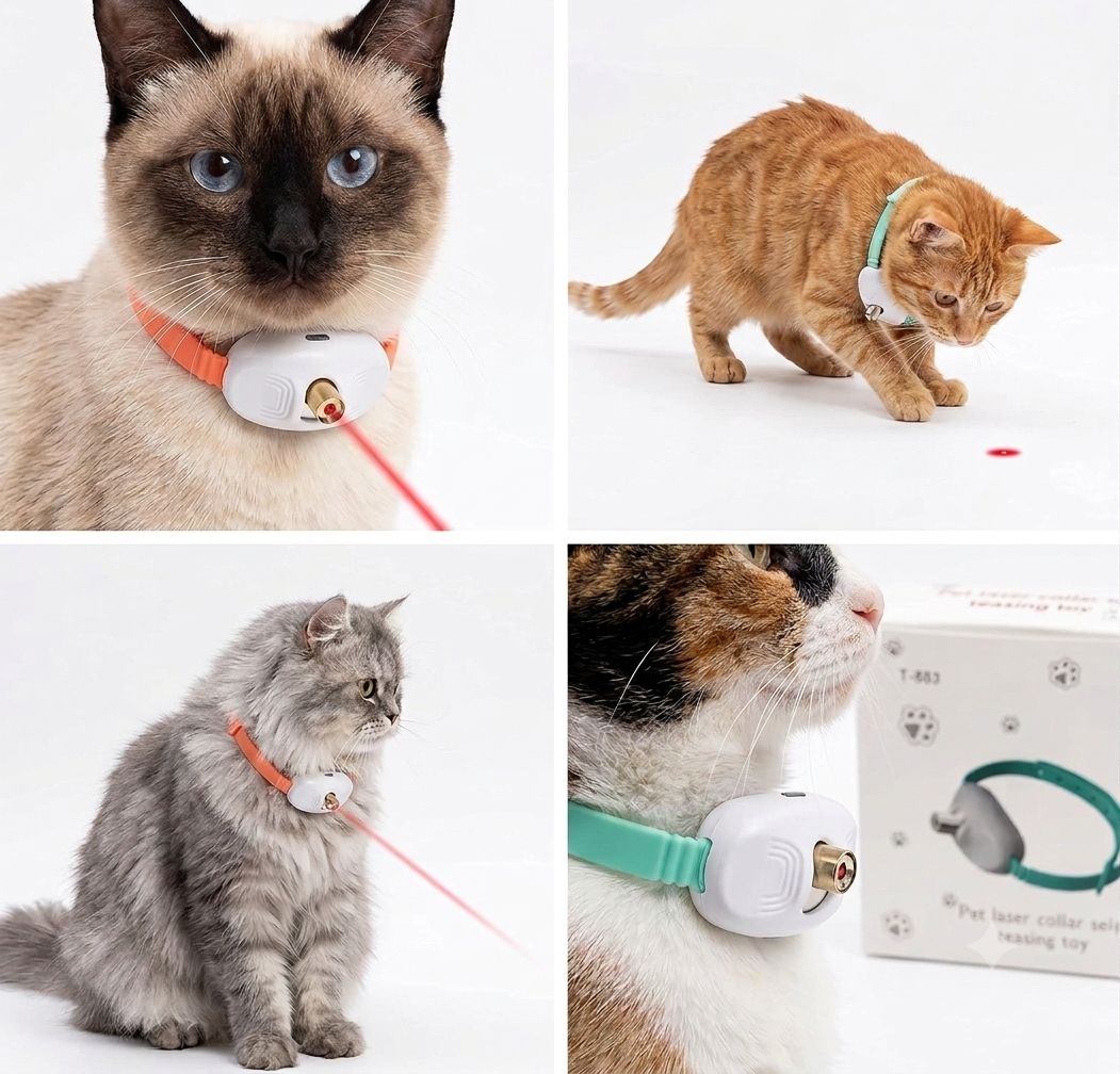 Smart Laser Cat Collar Toy