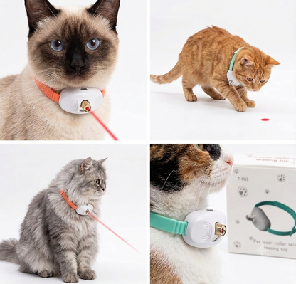 Smart Laser Cat Collar Toy