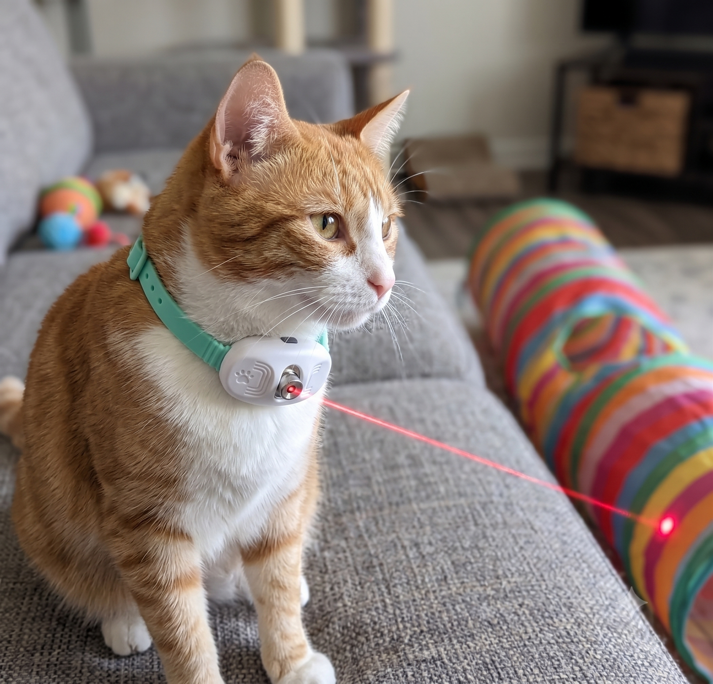 Smart Laser Cat Collar Toy