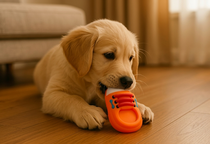 Cute Shoe Shape Dog Chew Toy for Puppies & Small Dogs