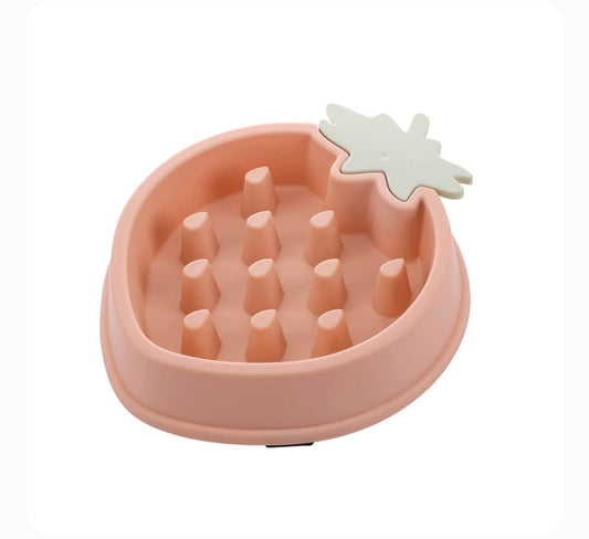 Pineapple Slow Feeder Pet Bowl – Anti-Choking Food Bowl