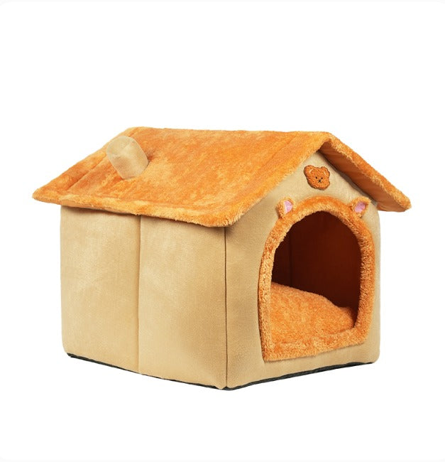 Cozy Plush Pet House for Cats & Small Dogs 🏡🐾